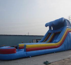T8-426 Outdoor Inflatable Giant Slide For Commercial Used