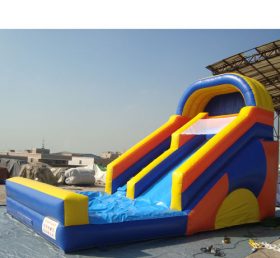 T8-1156 Commercial Slide With Water Pool For Kids Inflatable Slide