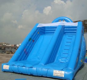 T8-1178 Giant Blue Inflatable Slide