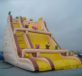 T8-155 Giant Jungle Themed Inflatable Slide