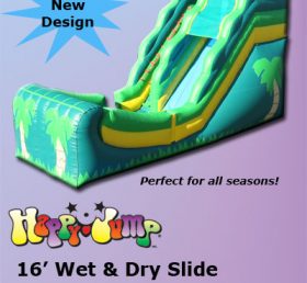 T8-175 New Design Happy Jump Inflatable Slide