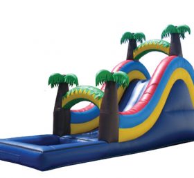 T8-295 Jungle Themed Inflatable Dry Slide