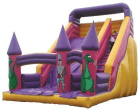 T8-299 Cartoon Giant Castle Inflatable Slide