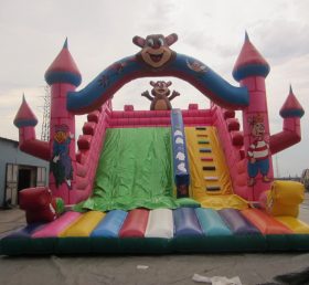 T8-378 Squirrel Castle Kids Inflatable Dry Slide