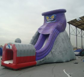 T8-395 Halloween Themed Giant Inflatable Slide For Kids