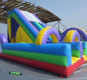 T8-451 Platform Giant Inflatable Slide