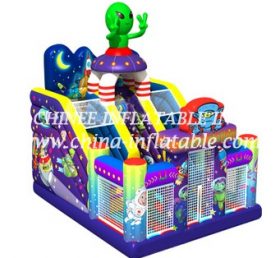 T8-1485 Universe Inflatable Dry Slide For Kid