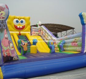 T8-842 Spongebob Inflatable Slide