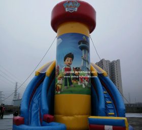 T8-614b Paw Patrol Inflatable Dry Slide For Kids