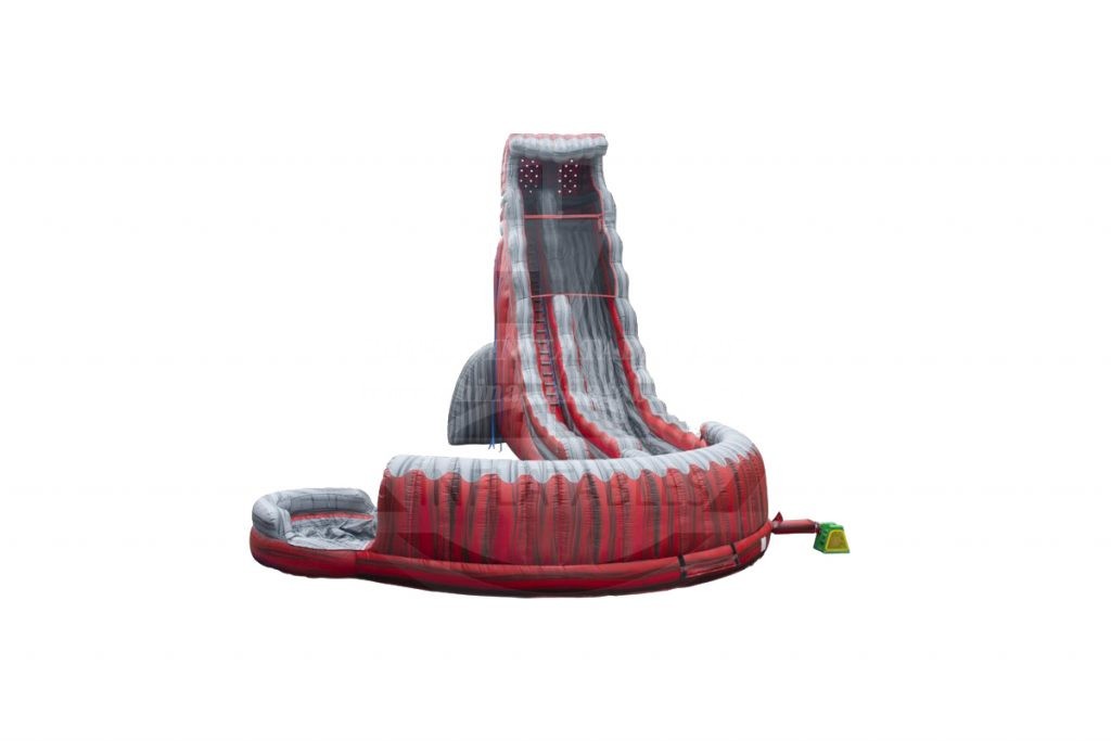 T8-4035 32 Ft Twisted Magma Water Slide