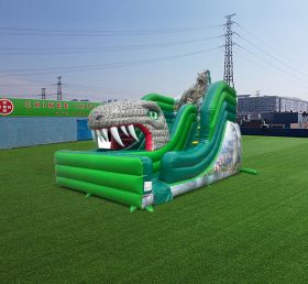 T8-4171 Dinosour Inflatable Slide