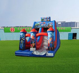 T8-4244 Superhero Inflatable Slide